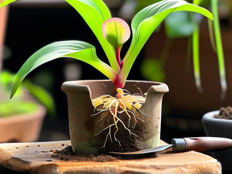 Chlorophytum root rot: disinfection time after root pruning (carbendazim soaking for 10 minutes)