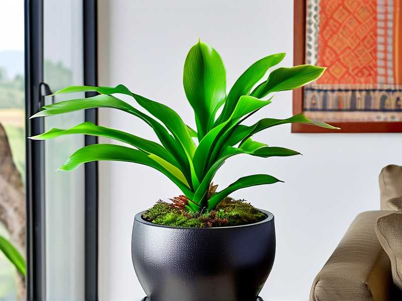Indoor ventilation for Chlorophytum: fan use time control (2 hours each morning and evening)
