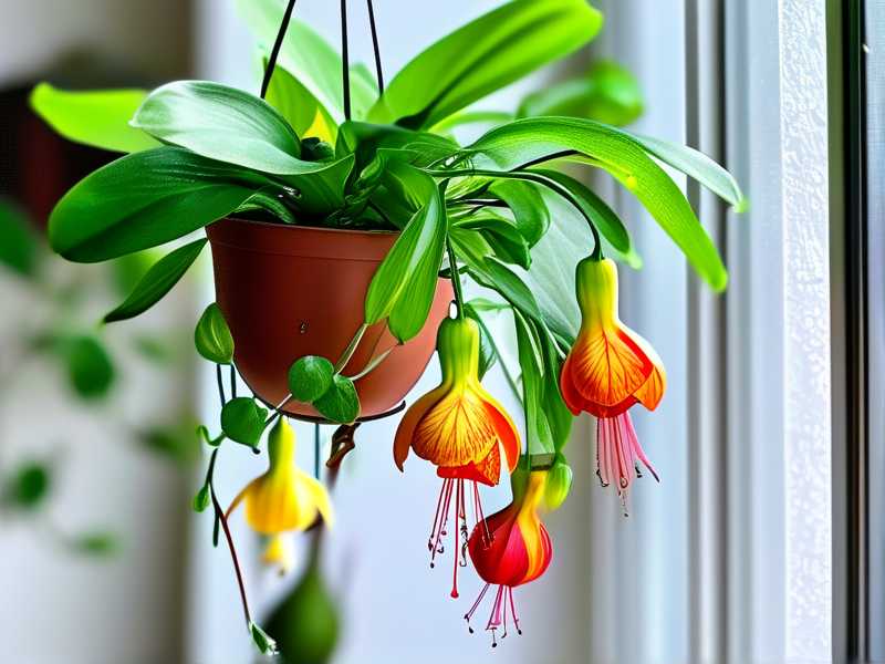 Pet-friendly Chlorophytum: hanging placement to avoid being chewed by pets