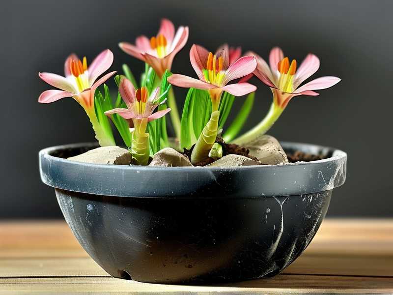 Chlorophytum repotting in spring: old soil disinfection method (carbendazim soaking for 30 minutes)