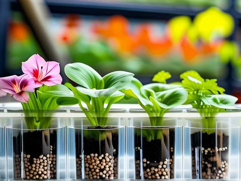 Chlorophytum soilless cultivation: nutrient solution selection (general vs special)
