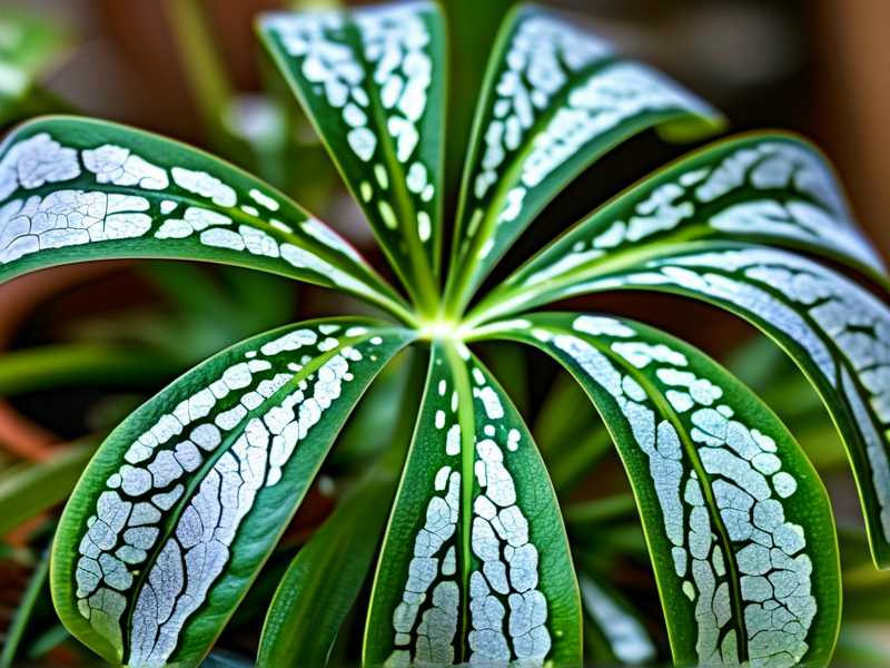 Spider plant leaf spots: distinction between physical damage and diseases