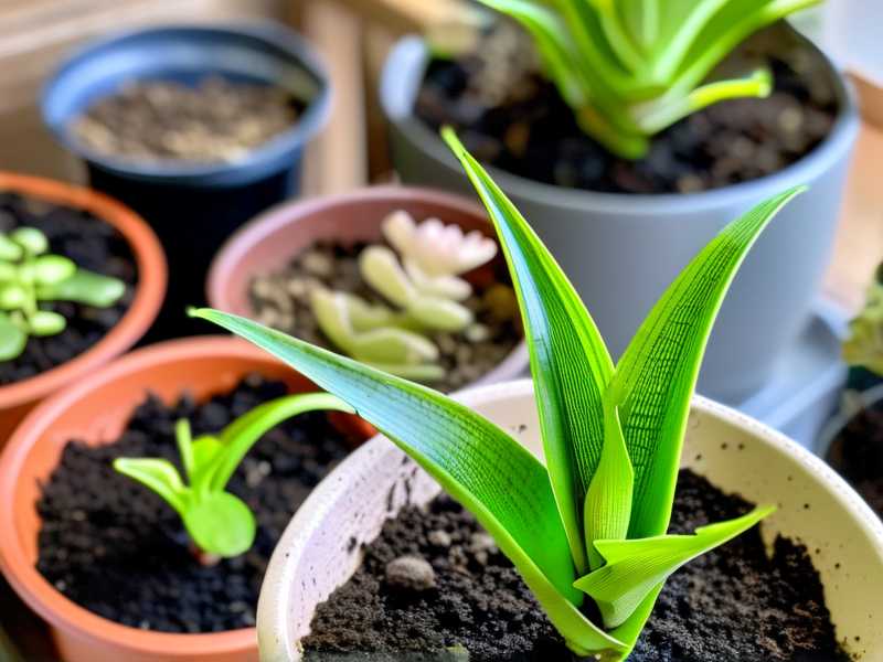 Spider plant soil odor: plant ash mixing method