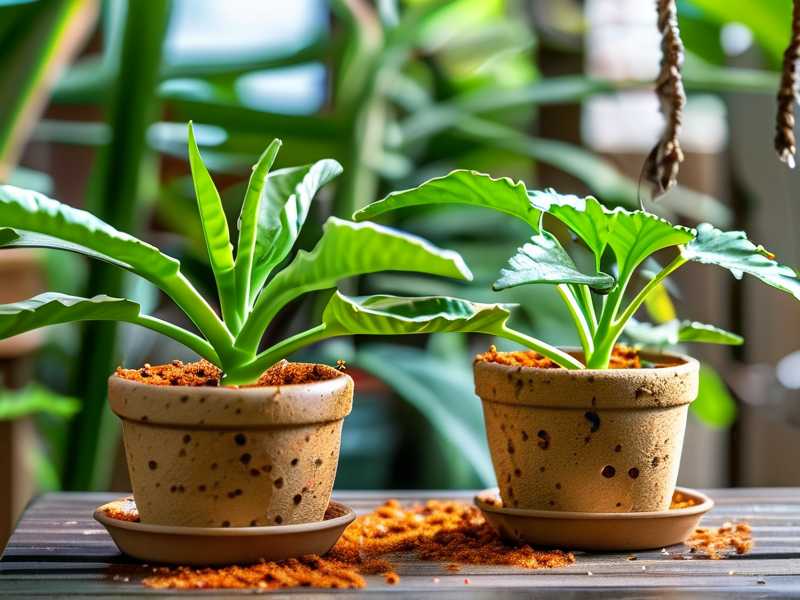Pest control in spider plant soil: chili water spraying frequency (once every 3 days)