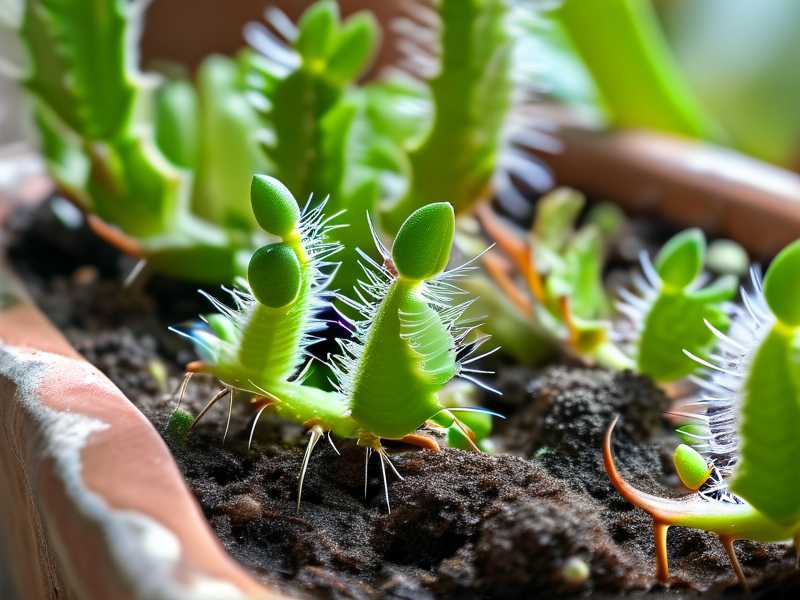 Recurring aphids on spider plants: soil disinfection method (high-temperature sun exposure)