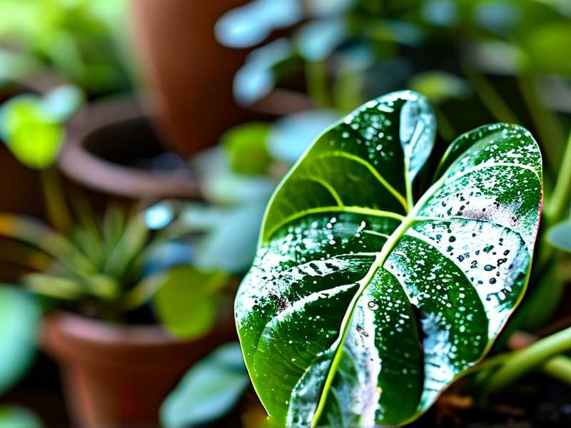 Spider plant leaf spot prevention: keep ventilated and avoid wet leaves