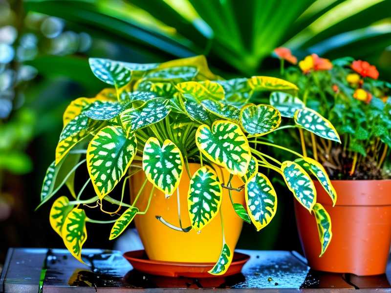 Spider plant yellow leaves: treatment for overwatering (unpot and air-dry)