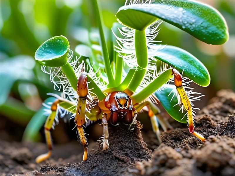 Pests in spider plant soil: nematode control and soil improvement
