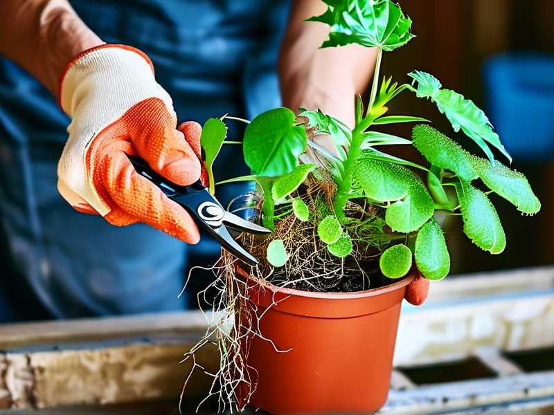 How to trim tangled spider plant roots gently during plant division procedures(1) How to trim tangled spider plant roots gently during plant division procedures(1)