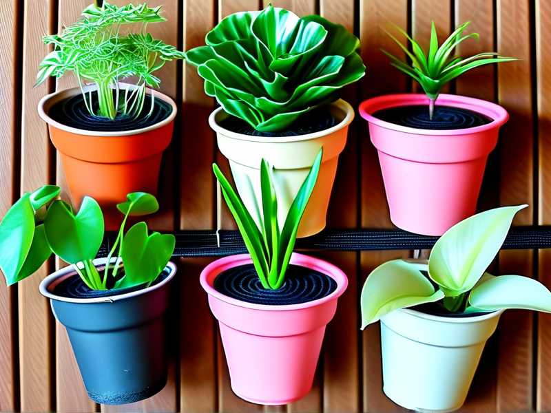 How to reuse clean mesh fabric as drainage screen for spider plant pot bottoms