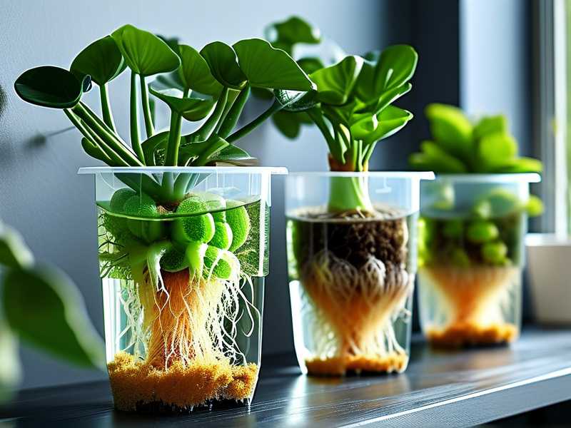 How to monitor spider plant root health inside transparent hydroponic containers(1) How to monitor spider plant root health inside transparent hydroponic containers(1)