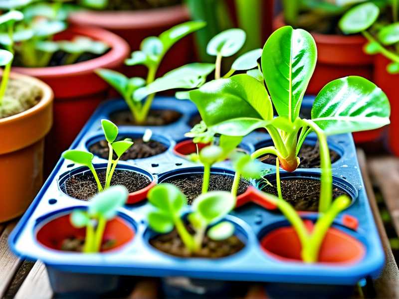 How to sanitize spider plant propagation trays between separate seed batches