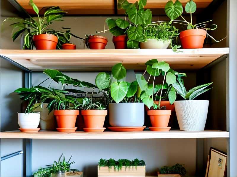 How to build simple elevated shelving to lift spider plants above cold floor drafts
