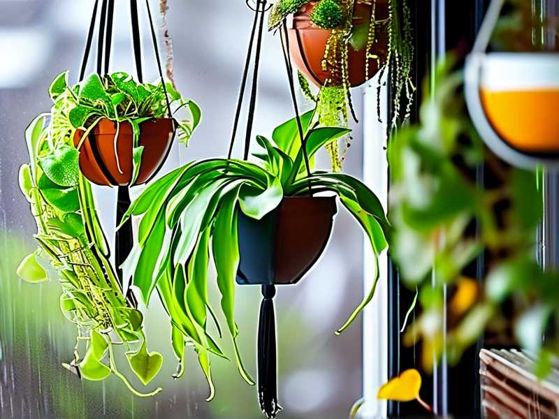 How to shield spider plant hanging baskets from outdoor storm wind damage(1) How to shield spider plant hanging baskets from outdoor storm wind damage(1)