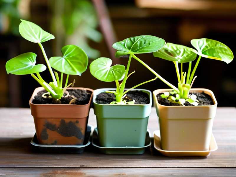 How to encourage spider plant pups to root into neighboring potting soil