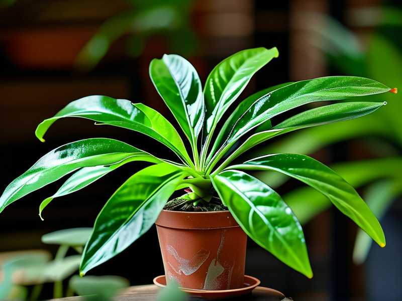 How to monitor spider plant new leaf color after adjusting light intensity levels