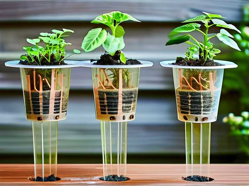 How to reuse clean plastic piping to create self-watering spider plant systems