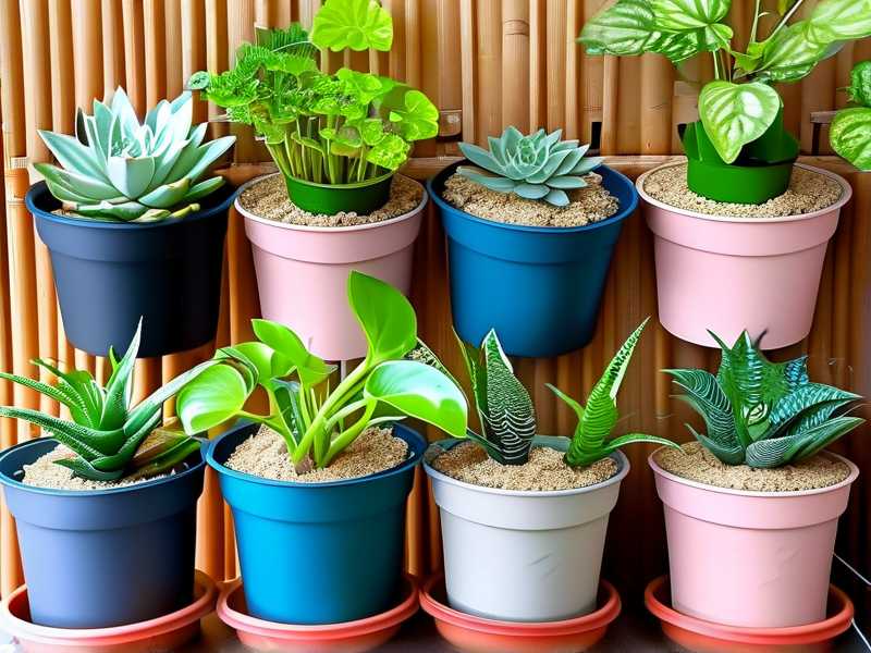 How to avoid stacking decorative stones deep inside spider plant pot drainage layers
