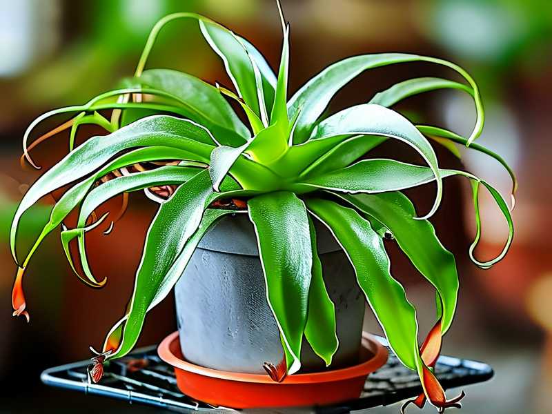 How to trim dead spider plant flower stalks to conserve plant energy reserves