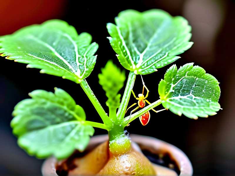 How to identify spider plant mealybug hiding spots along leaf petioles
