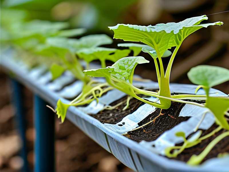 How to reuse clean plastic mulch sheets to slow spider plant soil moisture loss(1) How to reuse clean plastic mulch sheets to slow spider plant soil moisture loss(1)