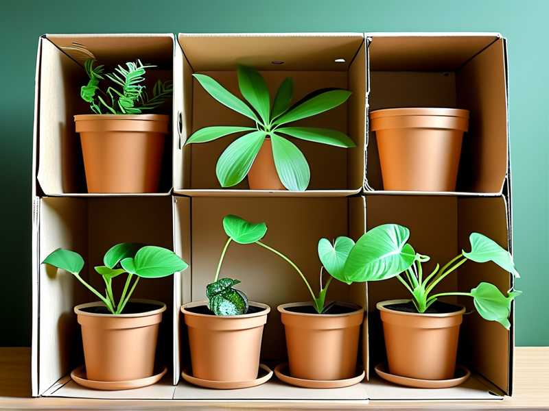 How to reuse clean cardboard sheets as temporary shade for nursery spider plants(1) How to reuse clean cardboard sheets as temporary shade for nursery spider plants(1)