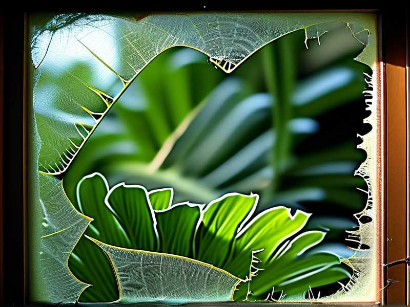 How to identify spider plant leaf damage caused by window air conditioning drafts