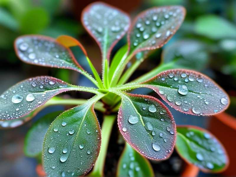 How to adjust spider plant misting schedules to avoid overnight leaf dampness