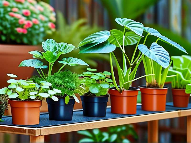How to build simple plant separation barriers between spider plant groupings