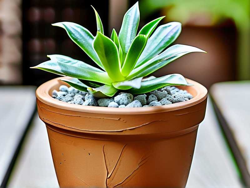 How to mix pumice stone into potting soil for improved spider plant drainage