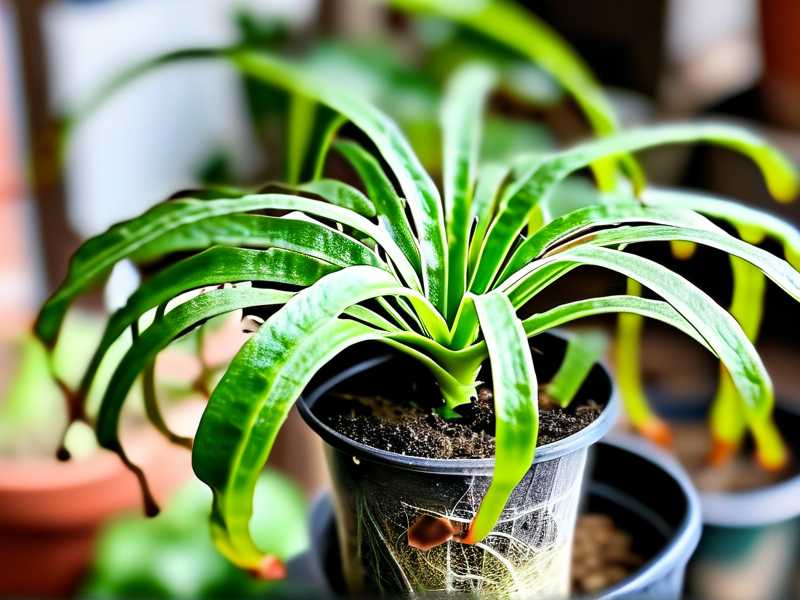 How to recognize spider plant transplant stress signs after repotting operations