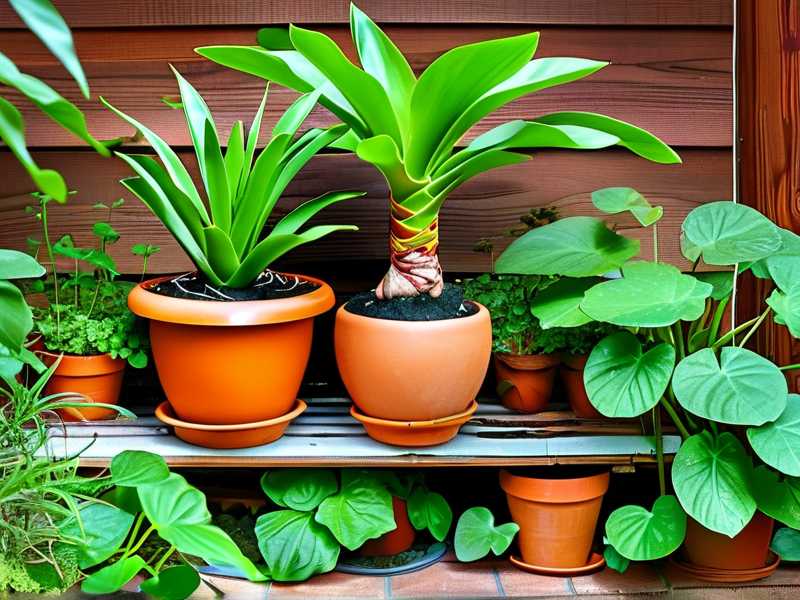 How to shield spider plant root zones from intense summer pot surface heating