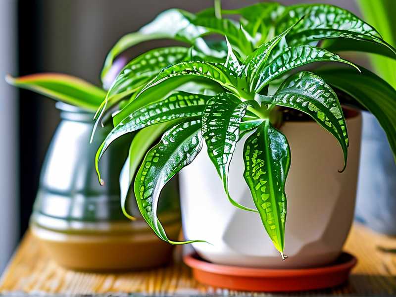 How to trim disfigured spider plant leaves to improve overall plant appearance(1)