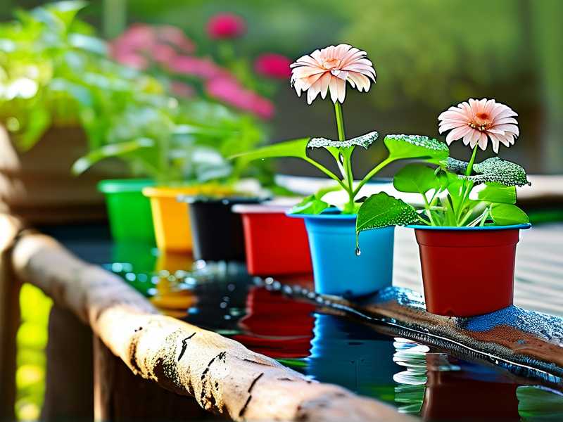 How to reuse clean rain barrels to collect fluoride-free water for spider plants