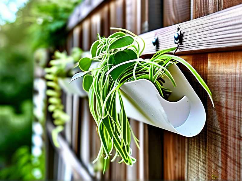 How to build simple cable organizers to tidy long spider plant trailing vines