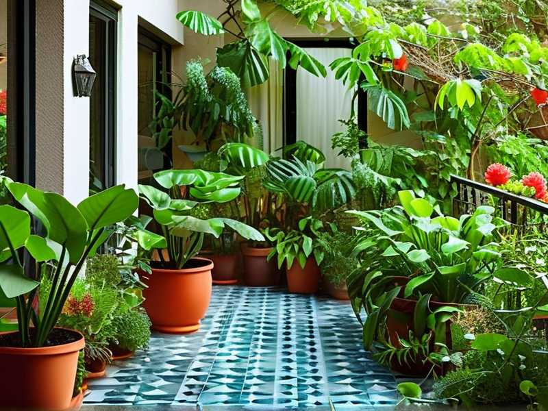 How to encourage spider plant flowering inside shaded outdoor patio zones