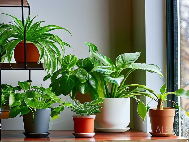 How to adjust spider plant humidity setup for cold winter dry indoor air